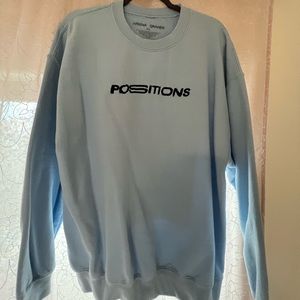 Ariana Grande Position Blue Sweater